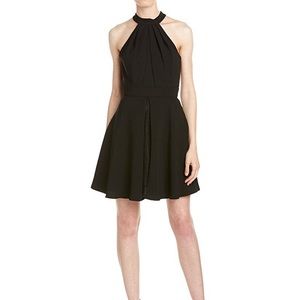 BCBGeneration Fit-and-Flare Halter Dress